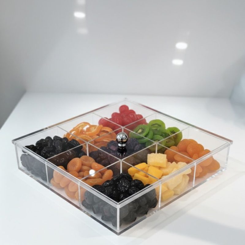 BOITE 9 COMPARTIMENTS TRANSPARENTE GM