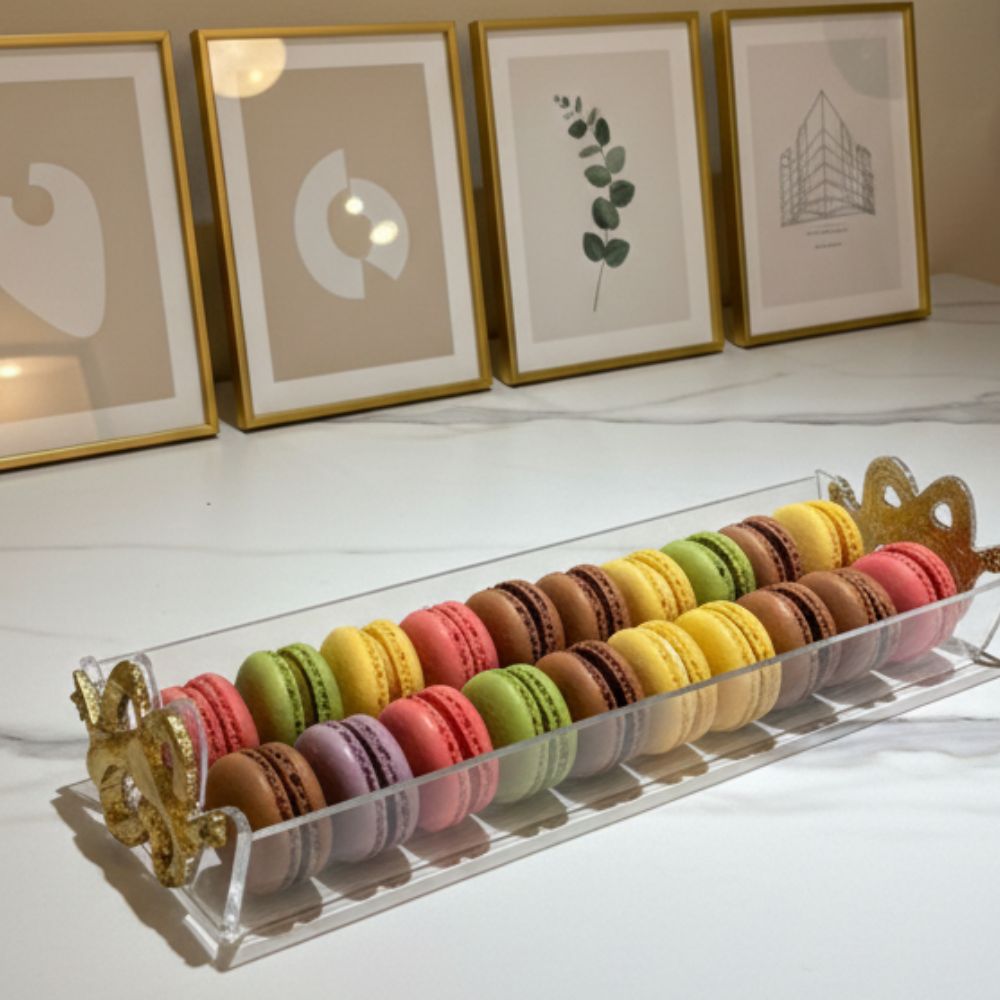 PORTE GATEAUX EN PLEXIGLASS VINTAGE