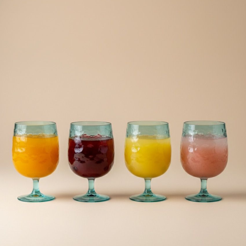 4 VERRES PIED BALLON GB