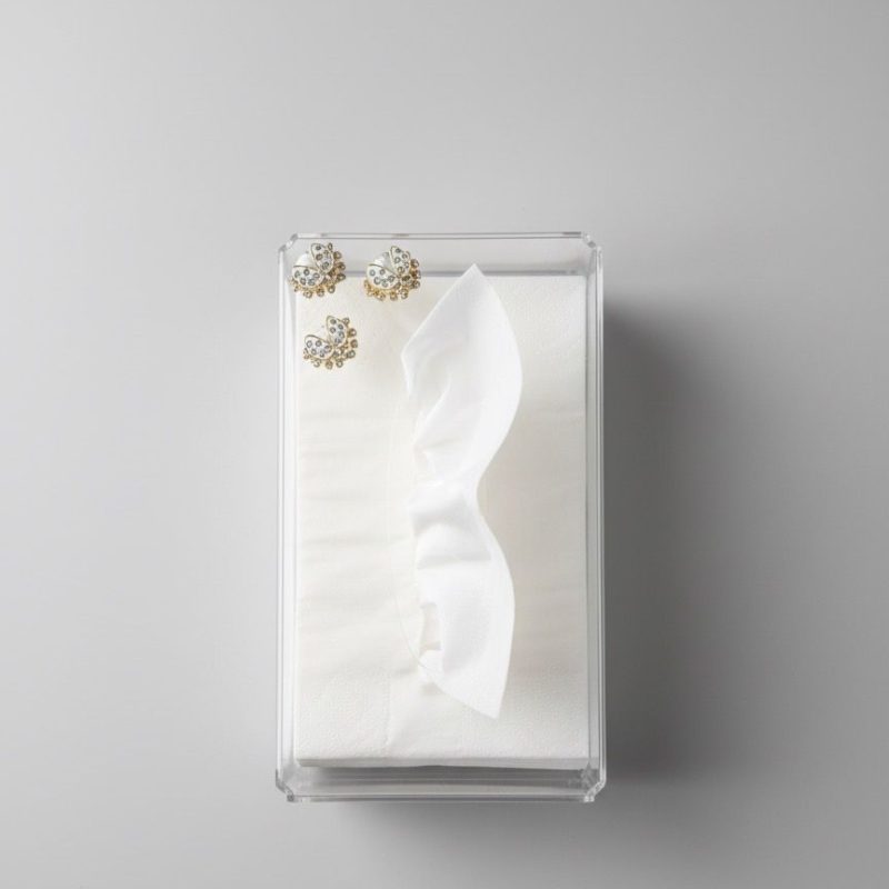 BOITE A MOUCHOIR PLEXIGLASS VINTAGE 3