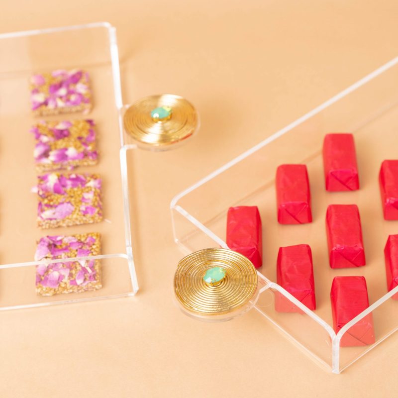 Plateaux Cuivre en plexiglass AMAZONE PM