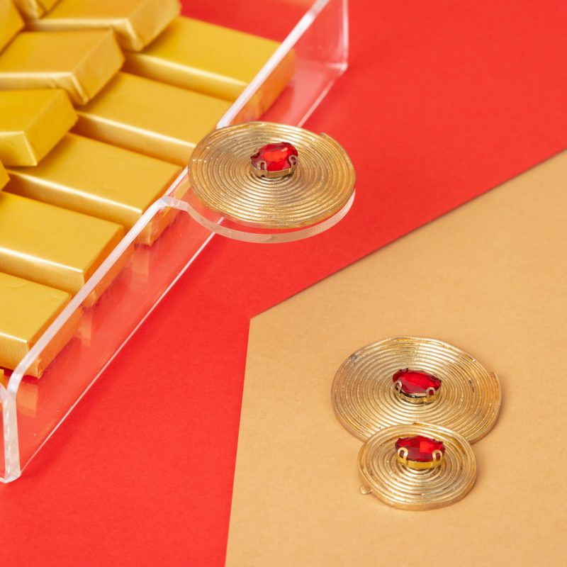 Plateaux Cuivre en plexiglass RUBY GM