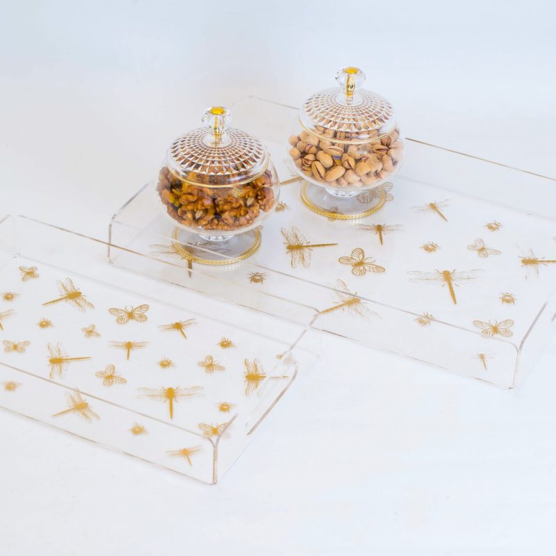 Plateaux Libellule en plexiglass GM