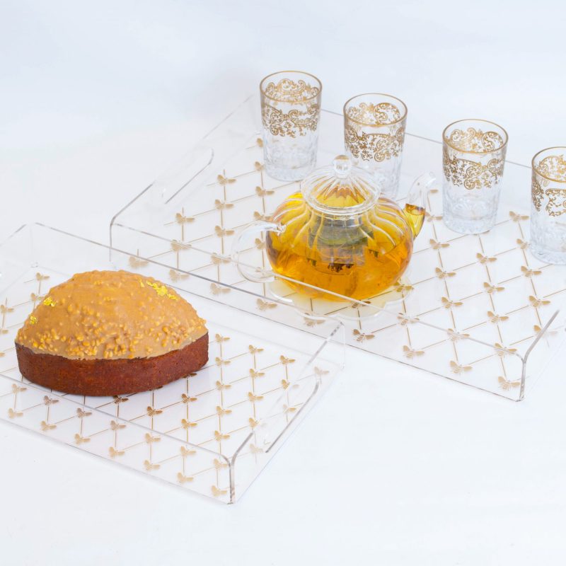 Plateaux abeille en plexiglass PM