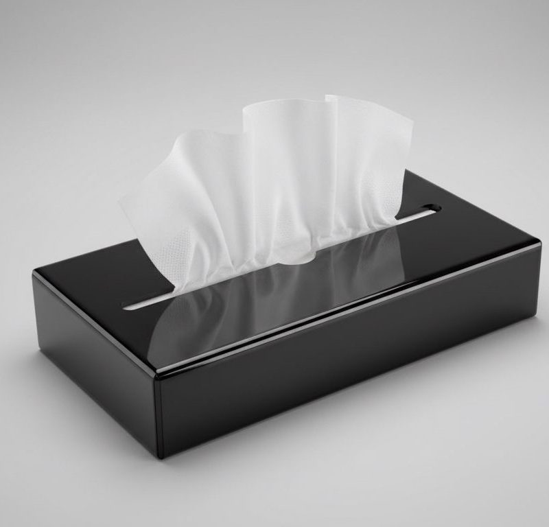 BOITE A MOUCHOIR PLEXIGLASS SLIM