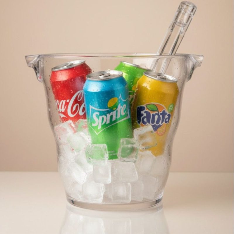 SEAU A GLAÇON ROND EN ACRYLIQUE