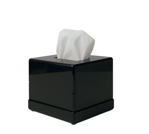 BOITE A MOUCHOIR PLEXIGLASS NOIR CAR – Image 2