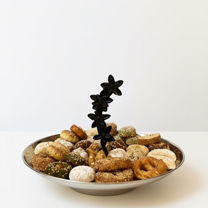 Présentoir à Un Niveau en Inox Poli