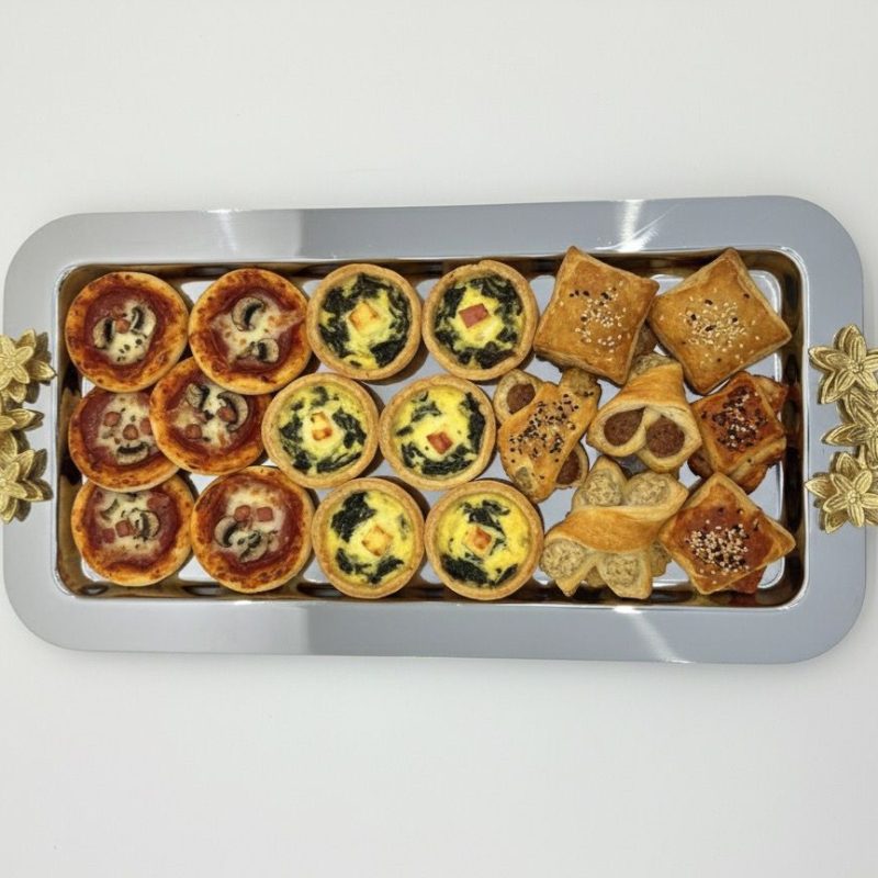 Plateau de Service Rectangulaire en Inox Poli PM