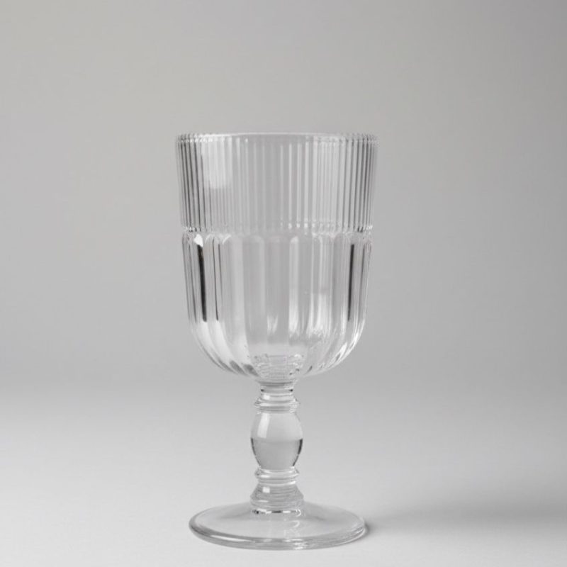 6 VERRE A PIED 270 ML TRANSPARENT LIVELLARA