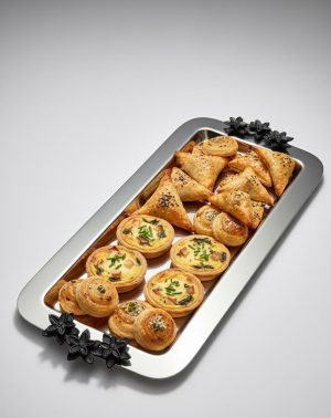 Présentoir et plateaux INOX POLI