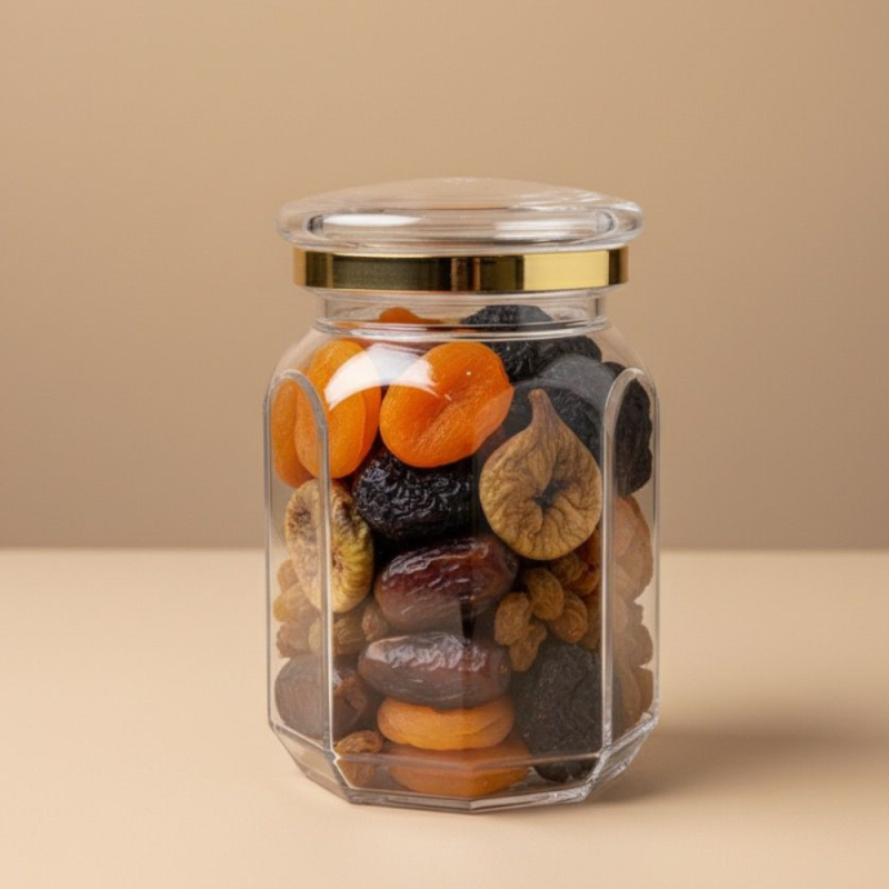 BOITE HERMETIQUE OCTOGONE 800g