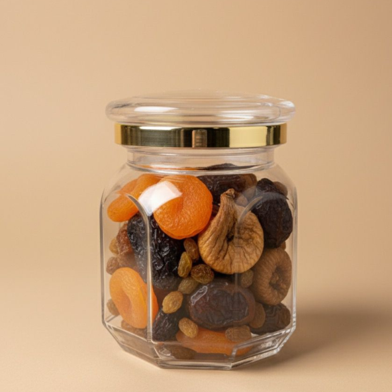 BOITE HERMETIQUE OCTOGONE 500g