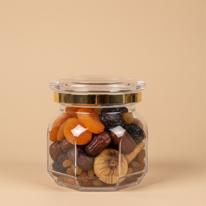 BOITE HERMETIQUE OCTOGONE 300g