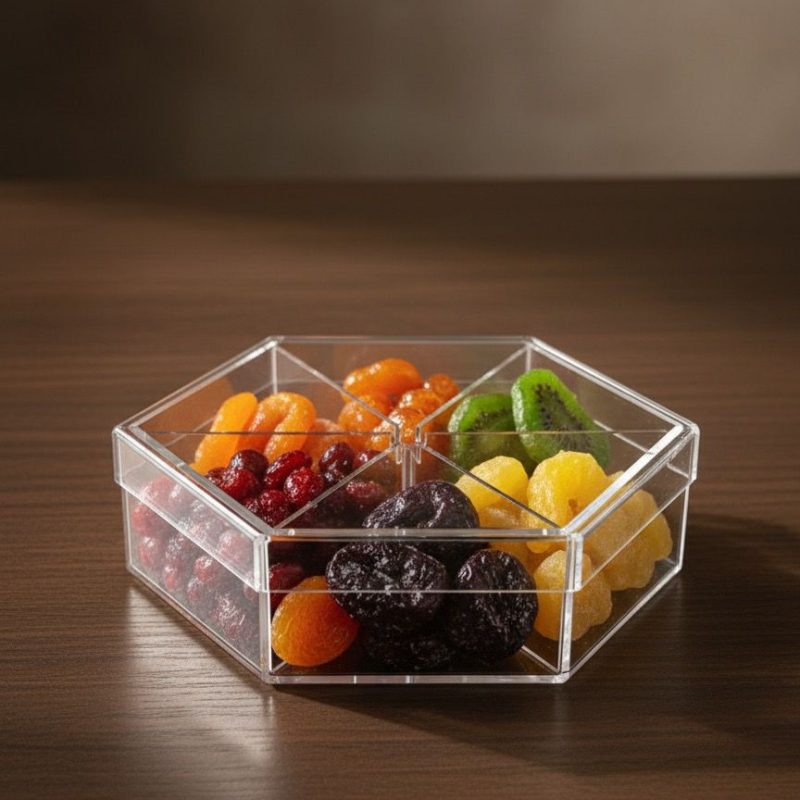 BOITE A COMPARTIMENTS HEXAGONE S