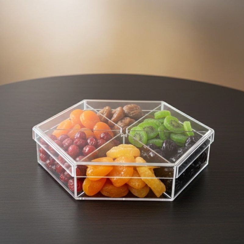 BOITE A COMPARTIMENTS HEXAGONE M