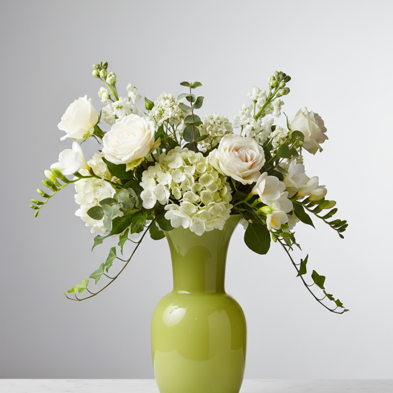 VASE BRANDANI ARGO SENAPE 26H