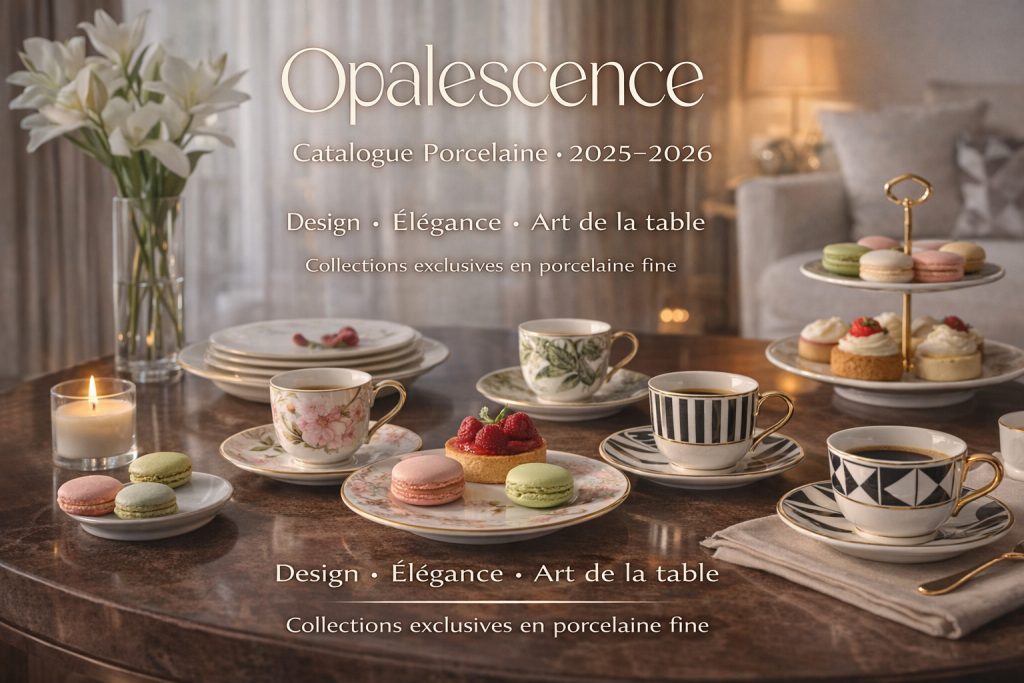 Catalogue Porcelaine – Opalescence 2025-2026